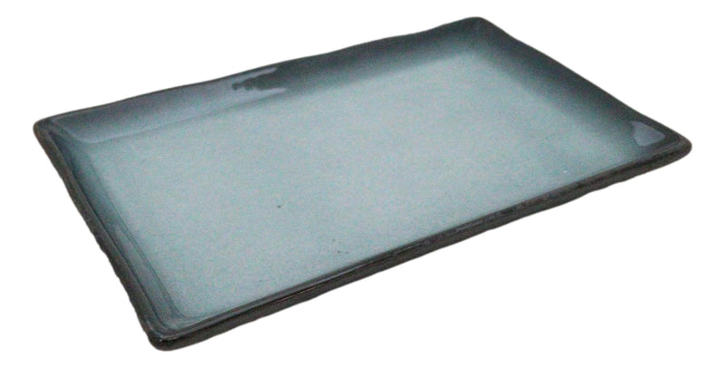 Pack Of 5 Blue Sky And Stars Seikai Collection Rectangular Sushi Plates 7.75" L