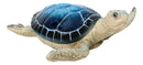 Marine Swimming Blue Shell Sea Turtle Decorative Jewelry Trinket Box Figurine