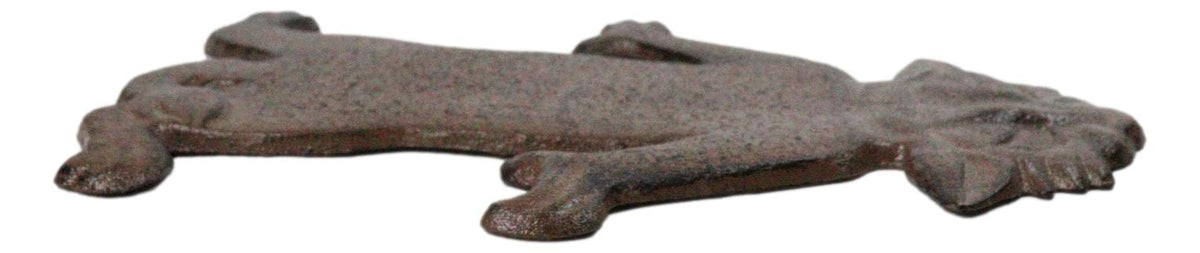 Pack Of 3 Whimsical Cat Cast Iron Stepping Stone Rustic Bronze Garden Accent