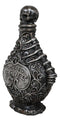 Ceramic Witchcraft Mad Doctor Skeleton Spine Powdered Bones Skull Potion Bottle
