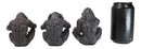 Forest Mythical See Hear Speak No Evil Sasquatch Big Foot Cryptid Apes Figurines