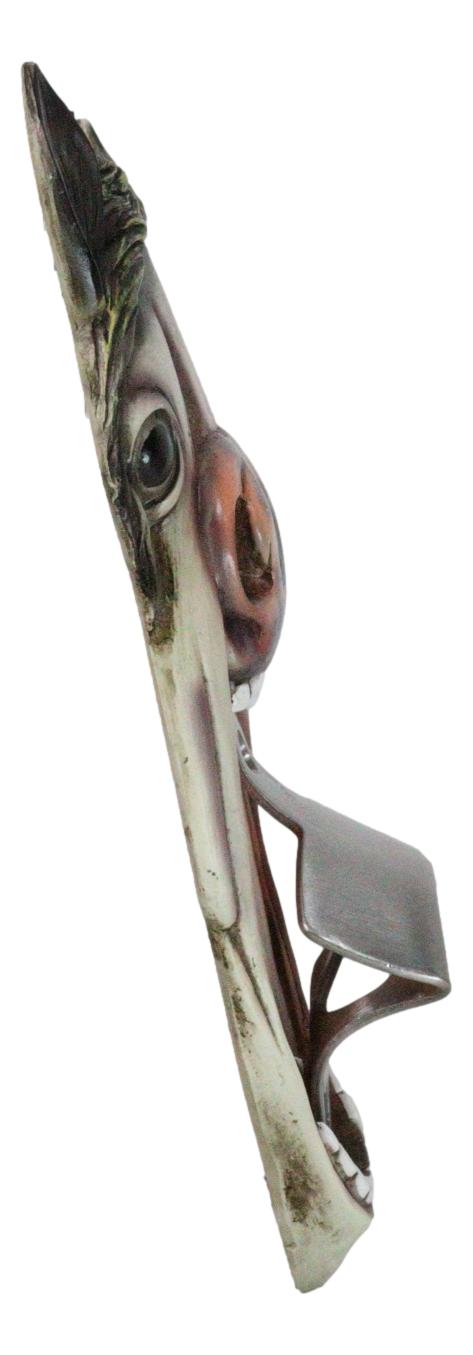 Rustic Western Country Farm Comical Neighing White Horse Wall Bottle Opener
