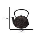 Bonrze Oriental Dragon Design Large Cast Iron Tetsubin Teapot 40oz Tea Pot