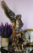 Archangel Saint Michael With Chained Satan On His Feet Collectible Figurine