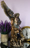 Archangel Saint Michael With Chained Satan On His Feet Collectible Figurine