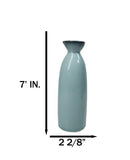 Set Of 6 Porcelain Blue Sky Heavens Seikai Japanese Wine Sake Tokkuri Flasks 9oz