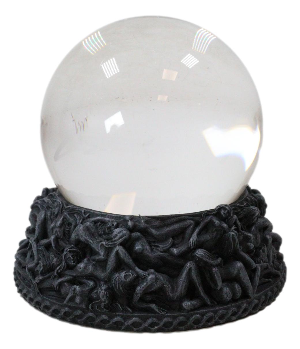 Occult Baphomet Sabbatic Goat Pentagram Erotica Base Stand For Crystal Ball