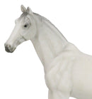 Equine Rare Breed Camarillo White Horse Steed Model Figurine On Base 6.25"L