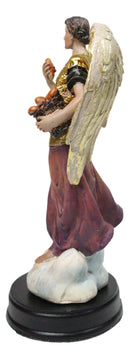 Archangel Angel Barachiel The Blessings of God with Bread Basket Figurine 5"H