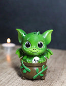 Set Of 6 Potion Pals Small Baby Wyrmling Dragon Imp In Cauldron Figurines