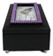 February Amethyst Birthstone Faithfulness And Wisdom Black Musical Trinket Box