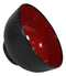 Ebros Japanese Black Red Lacquer Copolymer Plastic Rice Bowl Wood Grain Pattern Set 6