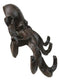 Rustic Cast Iron Nautical Sea Octopus Cthulhu 6 Pegs Tentacles Wall Hook Decor