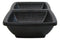 Pack Of 6 Black Silk Melamine 2 Partition Condiment Sauce Dipping Bowl or Dishes