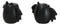 Black Bat Wings Silhouette Abstract Ghost Bats Ceramic Salt And Pepper Shakers