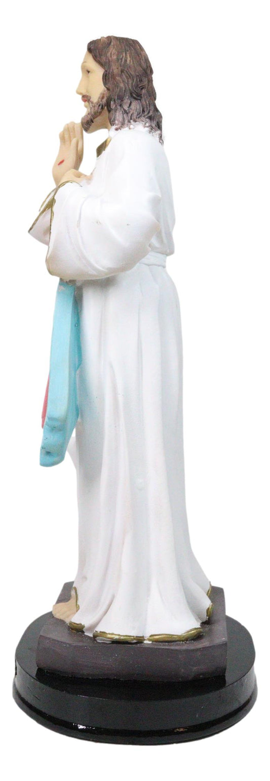 Catholic Divine Mercy of Jesus Christ Figurine With Base Atonement And Mercy