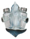 Ocean Marine Blue Dolphin Riding Sea Waves Salt And Pepper Shakers Holder Set
