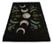 Dark Forest Moon Phase Wiccan Black Coir Coconut Fiber Floor Mat Doormat