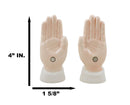 Inspirational Religious Themed Praying Hands Ceramic Salt Pepper Shakers Set