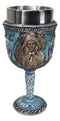 Celtic Knot Triple Moon Goddess Maiden Mother Crone Pagan Wiccan Wine Goblet