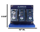 24 Wiccan All Seeing Eye Of Protection Keychain Charms With Display Stand Set