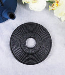 Round Spiral Wheel Traditional Cast Iron Metal Tetsubin Teapot Trivet Stand