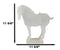 Ebros Acrylic Translucent Ming Terracotta War Horse Replica Statue 11.5" Long