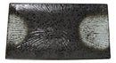 Pack Of 3 Hakumu Grey Tone Porcelain Long Rectangular Serving Platter 15"X8.5"