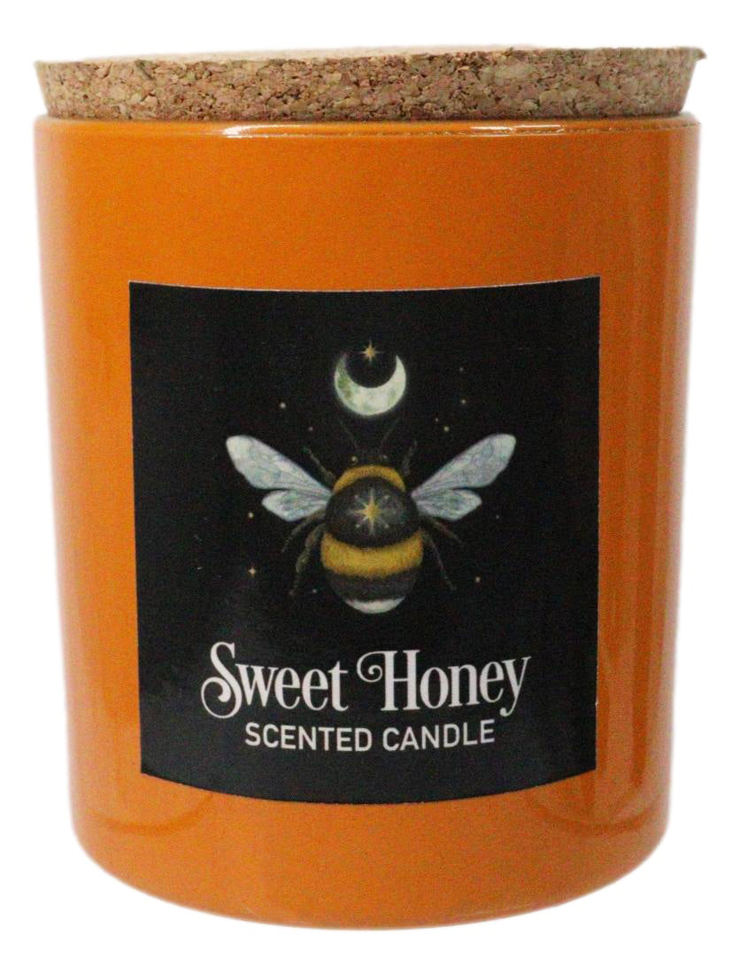Wicca Dark Forest Sweet Honey Mystical Forest Bee Scented Candle With Cork Lid