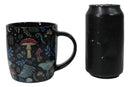 Wicca Magic Dark Forest Mushrooms And Wild Herbs Porcelain Coffee Mug Cup 12oz