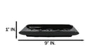 Pack Of 6 Japanese Raw Sushi Preparation Storage Black Neta Zara Ceramic Plates