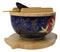 Red Moon Golden Crane Donburi Ramen Bowl With Lid Trivet Spoon Chopsticks Set
