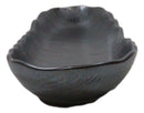 Pack Of 3 Black Tetsu Kesho Ceramic Wavy Oblong Long Serving Platter 13.25"L