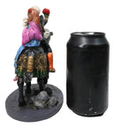 Day Of The Dead Our Special Day Skeleton Mariachi Couple On Black Horse Figurine