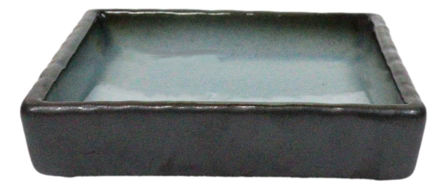 Set Of 6 Blue Sky Stars Seikai Art Ceramic Square Condiment Sauce Dishes 2oz