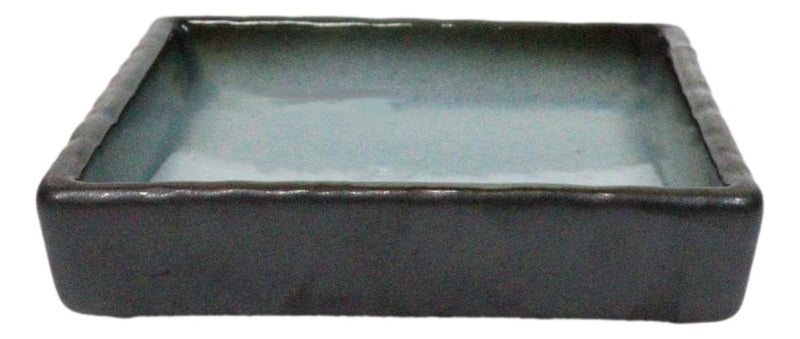 Set Of 6 Blue Sky Stars Seikai Art Ceramic Square Condiment Sauce Dishes 2oz