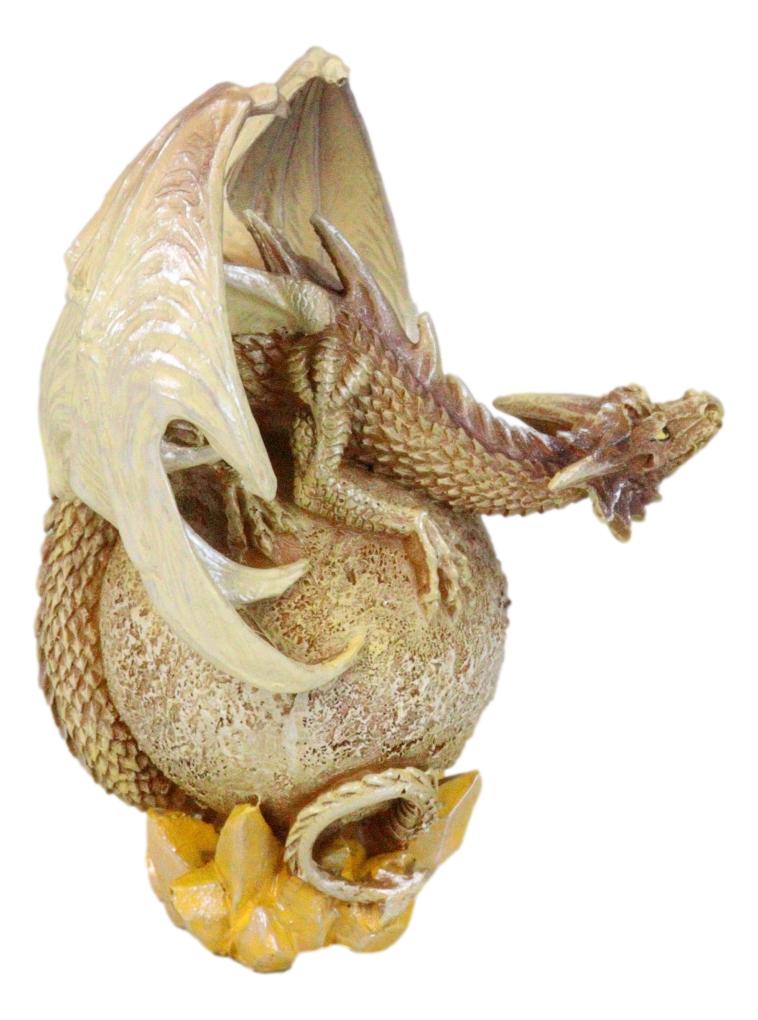 Celestial Solar Galaxy Planet Venus Terrestrial Guardian Orange Dragon Figurine