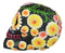 Day of The Dead Metallic Bright Sunflowers Floral Blooms Sugar Skull Figurine