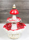Enchanted Fairy Garden Red 3 Tiered Toadstool Mushrooms Backflow Incense Burner