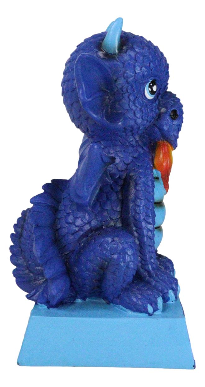 Ocean Blue Koan Cartoon Dragon Figurine Be Yourself Unless You Can Be A Dragon!