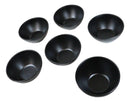 Pack Of 6 Black Silk Melamine Ramen Soup Salad Pasta Donburi Medium Bowls 26oz
