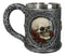 Love Never Dies Day Of The Dead Gothic Sugar Skull With Rose Flowers Coffee Mug