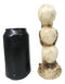Funny Triple Stacked See Hear Speak No Evil Skulls Home Decor Figurine 7"H