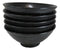 Pack Of 5 Charcoal Grey Tone Hakumu Collection Large Ramen Soup Dinner Bowl 40oz