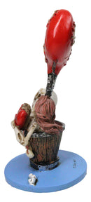 Day Of The Dead Skeleton Couple In Hot Air Balloon Love Will Lift Us Up Figurine