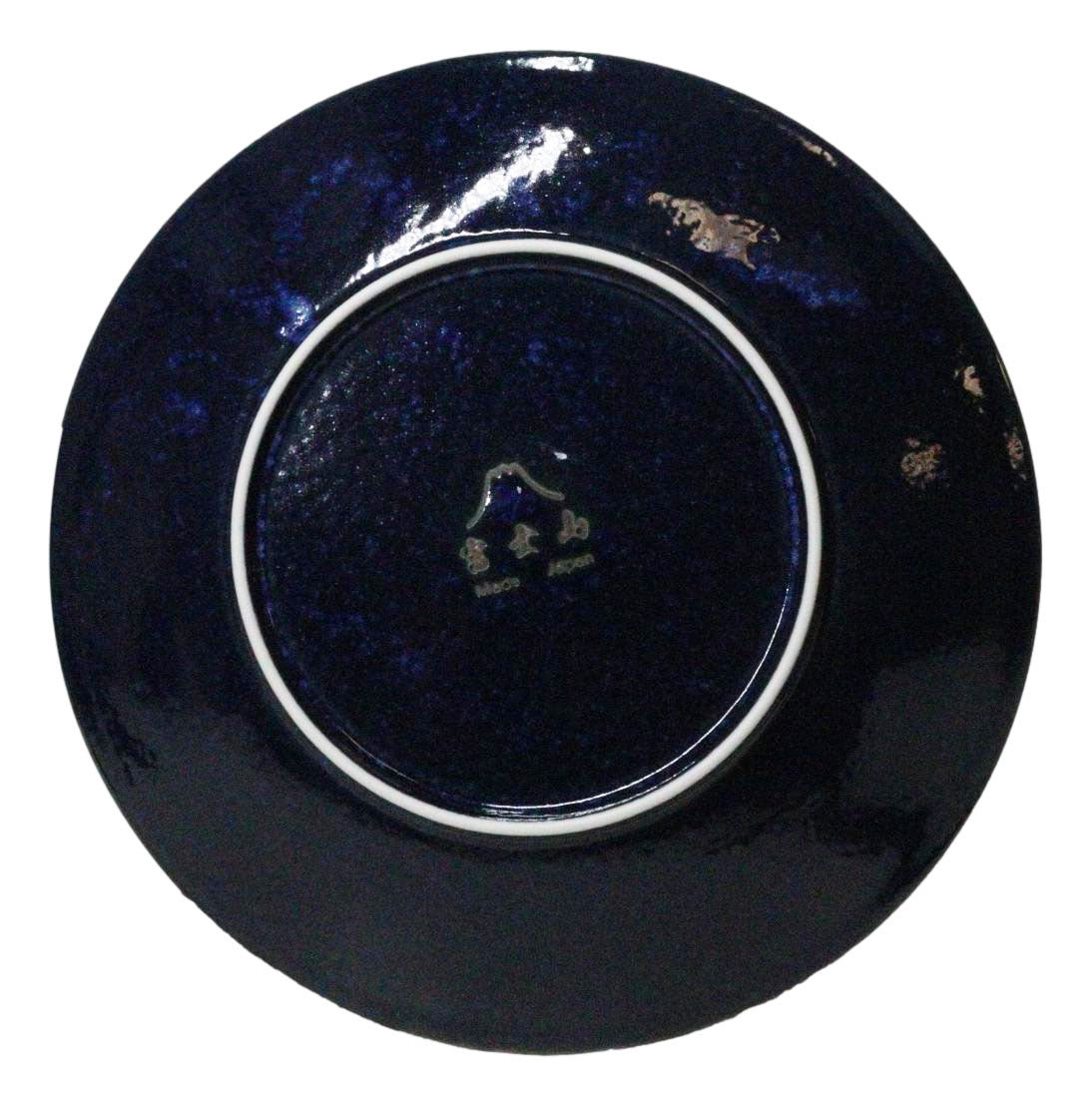 Set Of 6 Blue Japanese Hokusai Great Wave Porcelain Appetizer Salad Small Plates - Ebros Gift
