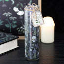 Pack of 2 Skulls and Poisonous Plants Scented Tube Candles in Glass Jars 8"H