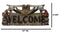 Rustic Western Cowboy Hat With Dual Pistols Welcome Sign Wall Decor Plank