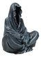Reaper of Souls Grim Reaper In Hooded Cloak Backflow Incense Cone Burner Statue