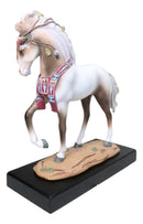 Tribal Navajo Painted Sky Feather Horse Western Decor Figurine By Laurie Prindle - Ebros Gift
